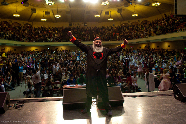 Ric Meyers at FanimeCon, San Jose McEnery Convention Center, California in 2009