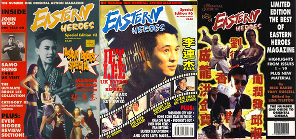 Examples of Eastern Heroes publications.