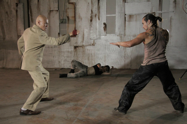 Gordon Liu and Tim Man face off in Kill 'em All.